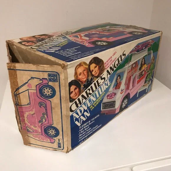 Vintage Charlie's Angels ADVENTURE VAN Headquarters On Wheels W/ BOX 1978 Hasbro - Picture 9 of 13